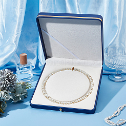 PU Leather Single Necklace Storage Gift Box&nbsp;AJEW-WH0475-08B