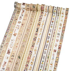 20pcs 5 Styles Scrapbooking Stickers&nbsp;DIY-TAC0029-03C