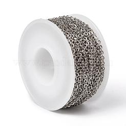 Tarnish Resistant 304 Stainless Steel Cable Chains&nbsp;CHS-H017-02P-10M