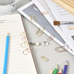 200Pcs 4 Style Carbon Steel Paper Clips&nbsp;FIND-TA0002-17