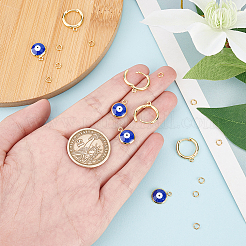 DIY Evil Eye Earring Making Kit&nbsp;DIY-AR0002-83