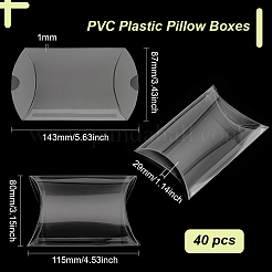 PVC Plastic Gift Storage Pillow Case&nbsp;CON-WH0089-43