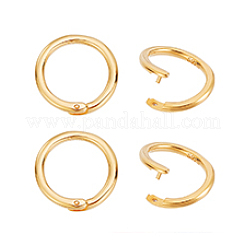 4Pcs 925 Sterling Silver Open Jump Rings&nbsp;STER-PH0003-18