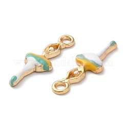 Rack Plating Alloy Enamel Pendant&nbsp;ENAM-Q449-02LG-01