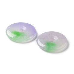 Dyed Natural White Jade Pendants&nbsp;G-Q016-05D-02