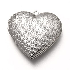 Tarnish Resistant 316 Stainless Steel Locket Pendants&nbsp;STAS-P268-05P