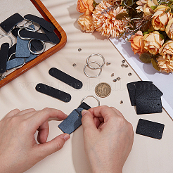 DIY Leather Keychain Making Kits&nbsp;DIY-OC0013-50A