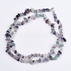 Natural Fluorite Stone Bead Strands&nbsp;X-G-R192-05