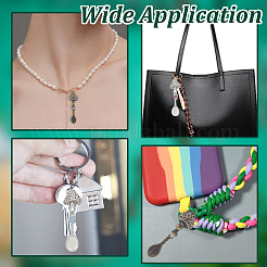 4Pcs Alloy & Natural Mixed Stone Pendants&nbsp;PALLOY-HY00094