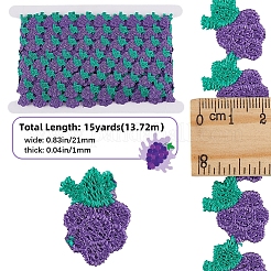 Polyester Fruit Lace Trim&nbsp;OCOR-WH20017-08C-01