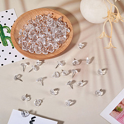Heart Plastic Drawing Pins&nbsp;AJEW-TADJ0001-06