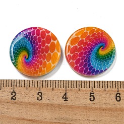 Natural Freshwater Shell Painting Beads&nbsp;BSHE-G039-04