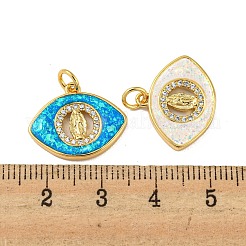 Brass Pendants Cubic Micro Pave Zirconia&nbsp;KK-K356-03G