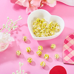 30Pcs Handmade Gold Sand Lampwork Beads&nbsp;LAMP-TA0002-37E