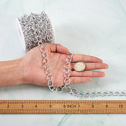 Decorative Chain Aluminium Twisted Chains Curb Chains&nbsp;CHA-TA0001-07S