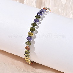 304 Stainless Steel Pave Cubic Zirconia Tennis Bracelets&nbsp;BJEW-G754-03P-05