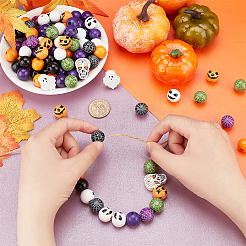 DIY Halloween Pendant Decoration Making Kit&nbsp;DIY-GA0005-33