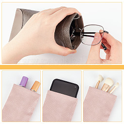 3Pcs 3 Color Snake Skin Pattern Imitation Leather Slip-in Glasses Cases&nbsp;AJEW-GF0006-54
