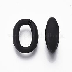 Spray Painted CCB Plastic Linking Rings&nbsp;CCB-R104-13A-01