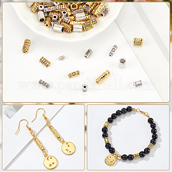 490Pcs 10 Style Tibetan Style Spacer Beads&nbsp;FIND-NB0003-36