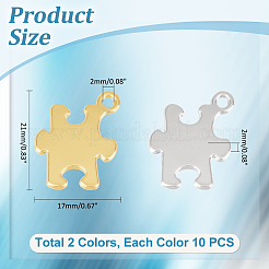 20Pcs 2 Colors Alloy Pendants&nbsp;FIND-UN0003-28