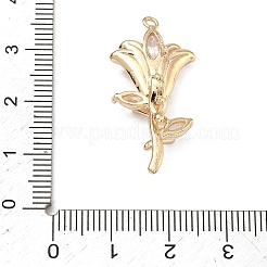 Brass Micro Pave Cubic Zirconia Enhancer Shortener Bails&nbsp;KK-F934-07E-G