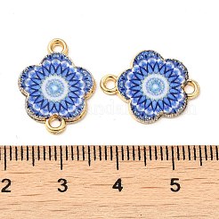Printed Alloy Enamel Connector Charms&nbsp;ENAM-N056-200A