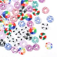 Handmade Polymer Clay Beads Strands&nbsp;CLAY-YW0001-46