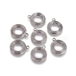 Tibetan Style Alloy Toggle Clasps&nbsp;TIBE-L003-015AS