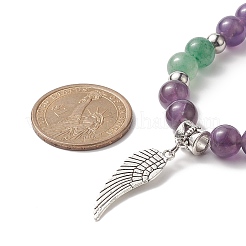 Alloy Wing Pendant Necklace&nbsp;NJEW-JN04256