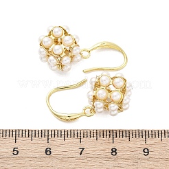 Brass Dangle Stud Earrings&nbsp;EJEW-F362-07G