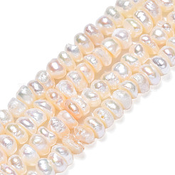 Natural Cultured Freshwater Pearl Beads Strands&nbsp;PEAR-N015-04C