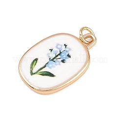 Brass Enamel Pendants&nbsp;ENAM-I087-02B