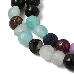Natural & Synthetic Mixed Gemstone Beads Strands&nbsp;GG-CBAA998-A01-4mm