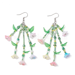 Glass Dangle Earrings&nbsp;EJEW-TA00678
