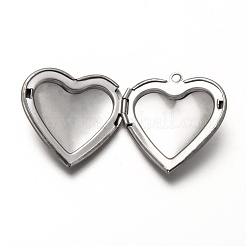 Tarnish Resistant 316 Stainless Steel Locket Pendants&nbsp;X-STAS-P268-07P