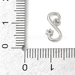 Brass S-Hook Clasps&nbsp;KK-S527-06P