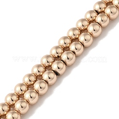 Electroplated Synthetic Magnetic Hematite Beads Strands&nbsp;G-I364-D01
