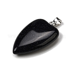 Synthetic Blue Goldstone Pendants&nbsp;G-F820-04P-03