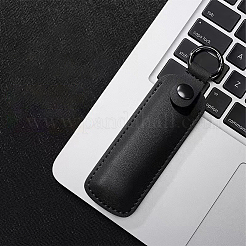 4Pcs Small Thumb Flashes Drives Storage Keychain PU Leather USB Flash Drive Holder Case&nbsp;AJEW-CL0002-12
