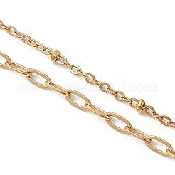 304 Stainless Steel Cable Chain Satellite Chain Bracelet Making&nbsp;AJEW-JB01515-02