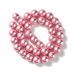 Eco-Friendly Dyed Glass Pearl Round Beads Strands&nbsp;HY-A002-12mm-RB109