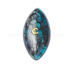 3Pcs 3 Styles Dyed Natural Brazilian Agate Cabochons&nbsp;PALLOY-JF04017-03