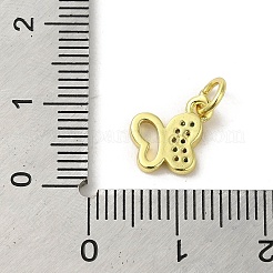 Real 18K Gold Plated Brass Pave Cubic Zirconia Pendants&nbsp;KK-M283-10A-02