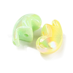 UV Plating Opaque Iridescent Acrylic Beads&nbsp;MACR-P040-16A