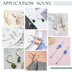 40Pcs 201 Stainless Steel Leverback Earrings Findings&nbsp;STAS-UN0041-84
