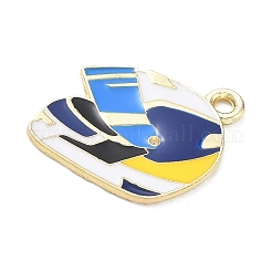 Racing Car Theme Alloy Enamel Pendants&nbsp;AL-CBA4666-03J