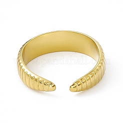 Ion Plating(IP) 304 Stainless Steel Cuff Ring for Women&nbsp;X-RJEW-C060-16G