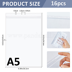 Transparent PVC Name Card Holders&nbsp;AJEW-WH0485-34C