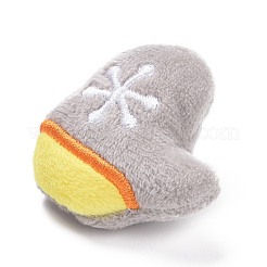 Christmas Glove Cotton & Non-Woven & Velvet Fabric Brooch&nbsp;JEWB-A003-12